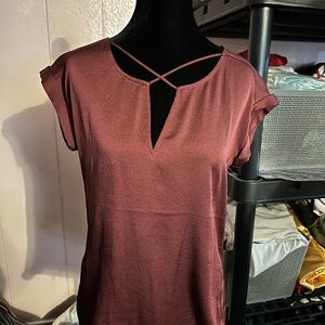 Elegant Mauve Women's Top